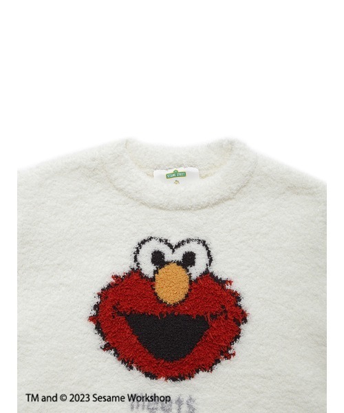 gelato pique(ジェラートピケ)の「【SESAME STREET】【KIDS】ジャガードプルオーバー&ロングパンツセット(ルームウェア/パジャマ・キッズ・ブルー/レッド・SMALL/XX-SMALL)」の10枚目の写真