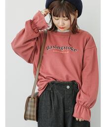 ehka sopo | キャンディースリーブスウェット(Tシャツ/カットソー)