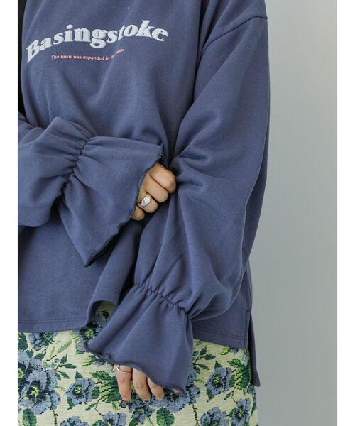 ehka sopo（エヘカソポ）の「キャンディースリーブスウェット（Tシャツ/カットソー・レディース・ライトベージュ/ブルー/ピンク・F）」の12枚目の写真