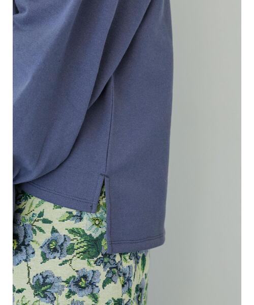 ehka sopo（エヘカソポ）の「キャンディースリーブスウェット（Tシャツ/カットソー・レディース・ライトベージュ/ブルー/ピンク・F）」の13枚目の写真