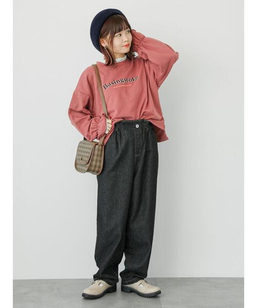 ehka sopo（エヘカソポ）の「キャンディースリーブスウェット（Tシャツ/カットソー・レディース・ライトベージュ/ブルー/ピンク・F）」の20枚目の写真