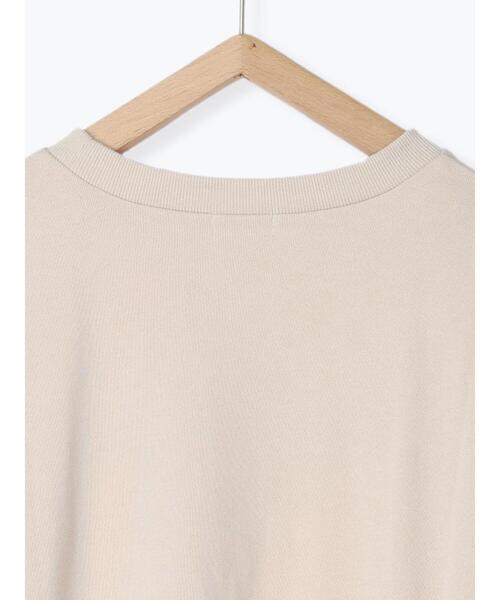ehka sopo（エヘカソポ）の「キャンディースリーブスウェット（Tシャツ/カットソー・レディース・ライトベージュ/ブルー/ピンク・F）」の5枚目の写真