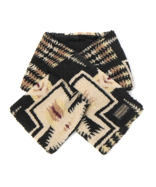 PENDLETON（ペンドルトン）の「【PENDLETON(ペンドルトン)ボアマフラー（マフラー・レディース・ブラウン/オフホワイト/ブラック・FREE）」の16枚目の写真