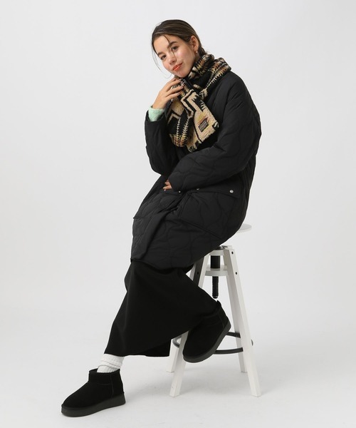 PENDLETON（ペンドルトン）の「【PENDLETON(ペンドルトン)ボアマフラー（マフラー・レディース・ブラウン/オフホワイト/ブラック・FREE）」の10枚目の写真