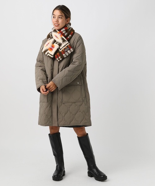 PENDLETON（ペンドルトン）の「【PENDLETON(ペンドルトン)ボアマフラー（マフラー・レディース・ブラウン/オフホワイト/ブラック・FREE）」の13枚目の写真