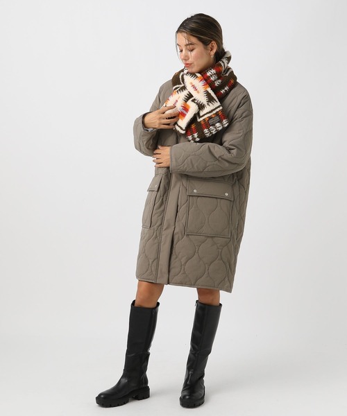 PENDLETON（ペンドルトン）の「【PENDLETON(ペンドルトン)ボアマフラー（マフラー・レディース・ブラウン/オフホワイト/ブラック・FREE）」の12枚目の写真