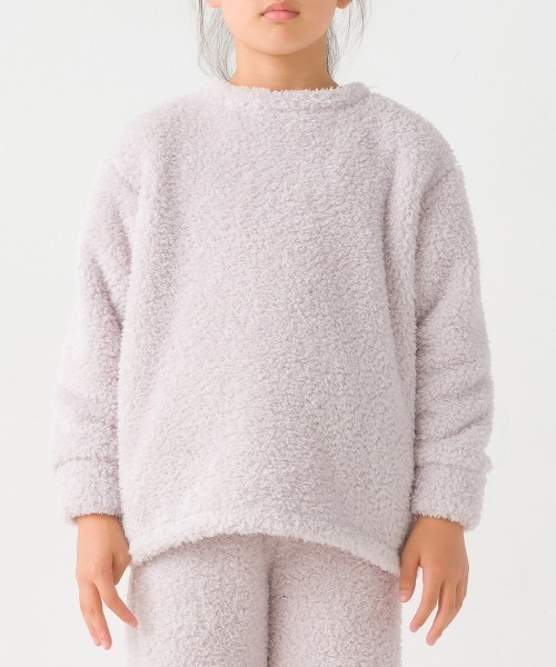 OMNES（オムネス）の「キッズあったかふわシャギープルオーバー長袖（Tシャツ/カットソー・キッズ・ネイビー/ピンク/ホワイト×ブルー・140/100/110/130/120）」の14枚目の写真