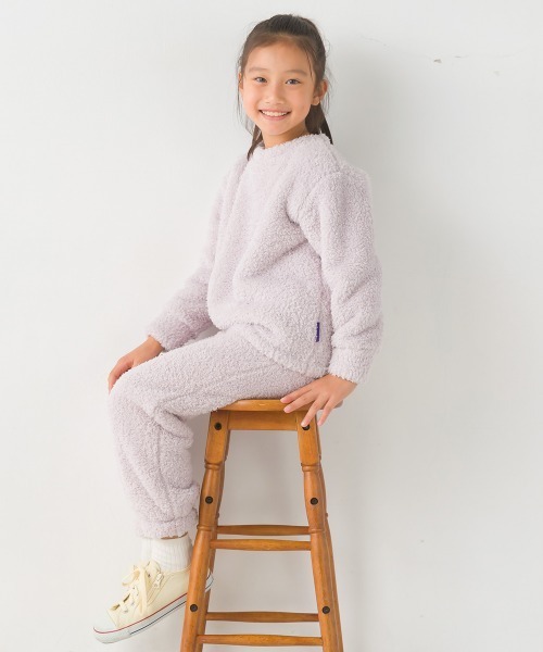 OMNES（オムネス）の「キッズあったかふわシャギープルオーバー長袖（Tシャツ/カットソー・キッズ・ネイビー/ピンク/ホワイト×ブルー・140/100/110/130/120）」の18枚目の写真