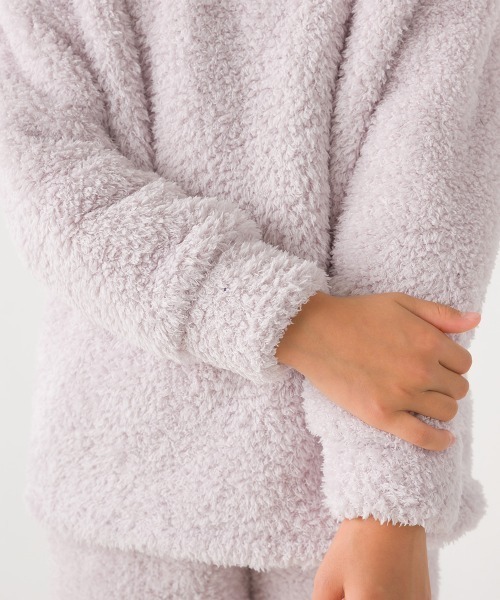 OMNES（オムネス）の「キッズあったかふわシャギープルオーバー長袖（Tシャツ/カットソー・キッズ・ネイビー/ピンク/ホワイト×ブルー・140/100/110/130/120）」の20枚目の写真