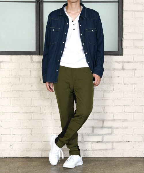 SPADE（スペード）の「【SPADE】中綿 テーパード ダウン パンツ（その他パンツ・メンズ・ネイビー/ブラック/カーキ/ベージュ/チャコールグレー・SMALL/LARGE/X-LARGE/XX-LARGE/MEDIUM）」の17枚目の写真