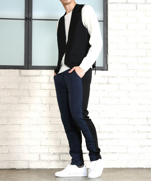 SPADE（スペード）の「【SPADE】中綿 テーパード ダウン パンツ（その他パンツ・メンズ・ネイビー/ブラック/カーキ/ベージュ/チャコールグレー・SMALL/LARGE/X-LARGE/XX-LARGE/MEDIUM）」の21枚目の写真