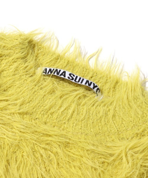 ANNA SUI NYC（アナ スイ エヌ ワイ シー）の「ANNA SUI NYC モンスターシャギー プルオーバー 【SP】（ニット/セーター・レディース・ブラック/ライム/パープル・FREE）」の10枚目の写真