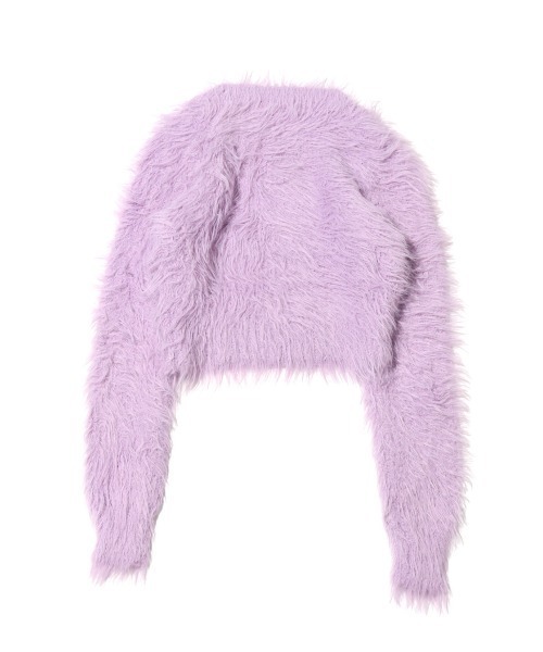 ANNA SUI NYC（アナ スイ エヌ ワイ シー）の「ANNA SUI NYC モンスターシャギー プルオーバー 【SP】（ニット/セーター・レディース・ブラック/ライム/パープル・FREE）」の8枚目の写真