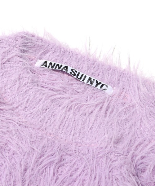 ANNA SUI NYC（アナ スイ エヌ ワイ シー）の「ANNA SUI NYC モンスターシャギー プルオーバー 【SP】（ニット/セーター・レディース・ブラック/ライム/パープル・FREE）」の11枚目の写真