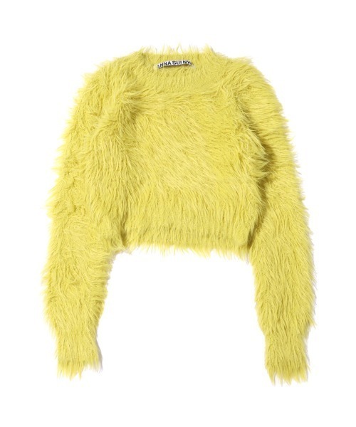 ANNA SUI NYC（アナ スイ エヌ ワイ シー）の「ANNA SUI NYC モンスターシャギー プルオーバー 【SP】（ニット/セーター・レディース・ブラック/ライム/パープル・FREE）」の22枚目の写真