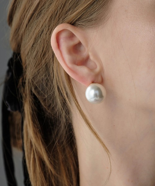 鑑定済み　未使用　伊勢丹 18K パール　ピアス パールピアス 18金 パール ピアス 18k 普段使い あこや真珠 ホワイト