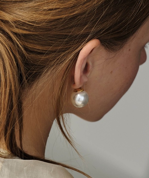 18mmパールピアス（ピアス（両耳用））｜ANOH（アノー）のファッション