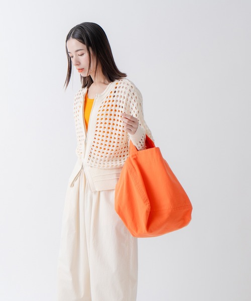 Kelen(ケレン)の「「KELEN/ケレン」ボックスバッグ(エコバッグ/サブバッグ・レディース・パープル/オレンジ/オフホワイト/ブラック/グリーン・FREE)」の15枚目の写真
