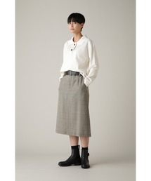 スカート MARGARET HOWELL  SHADOW CHECK WOOL MARGARET HOWELL（マーガレットハウエル）の「GLEN CHECK WOOL