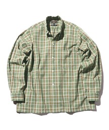 BEAMS PLUS | パナマ プラッド オープンカラー ボタンダウン シャツ(シャツ/ブラウス)