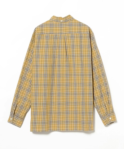 BEAMS PLUS（ビームスプラス）の「パナマ プレイド オープンカラー ボタンダウン シャツ（シャツ/ブラウス・メンズ・ブルー/グリーン/イエロー・S/L/XL/M）」の7枚目の写真