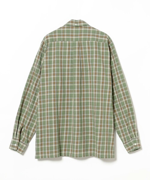 BEAMS PLUS（ビームスプラス）の「パナマ プレイド オープンカラー ボタンダウン シャツ（シャツ/ブラウス・メンズ・ブルー/グリーン/イエロー・S/L/XL/M）」の10枚目の写真