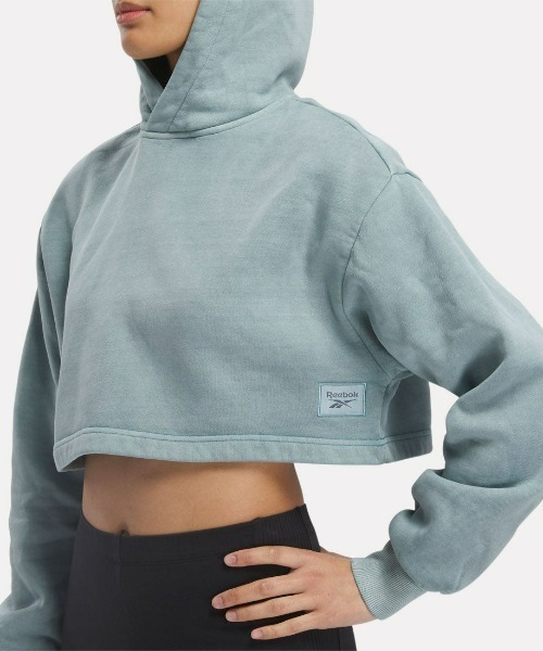 Reebok(リーボック)の「フーディー / RBK ND HOODIE(パーカー・レディース・ブルー系その他/マルーン/アッシュブラウン/アイボリー・SMALL/X-SMALL/XX-LARGE/X-LARGE/MEDIUM/LARGE)」の1枚目の写真