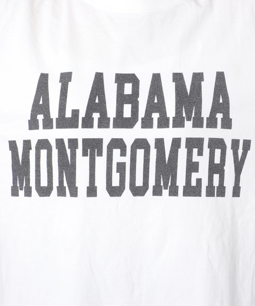 journal standard L'essage(ジャーナルスタンダードレサージュ)の「【ALABAMA】ロゴ ロングスリーブ Tシャツ(Tシャツ/カットソー・レディース・ブラック系その他/ブルー/ホワイト・FREE)」の5枚目の写真