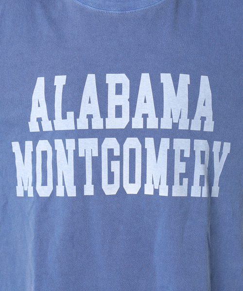 journal standard L'essage(ジャーナルスタンダードレサージュ)の「【ALABAMA】ロゴ ロングスリーブ Tシャツ(Tシャツ/カットソー・レディース・ブラック系その他/ブルー/ホワイト・FREE)」の8枚目の写真