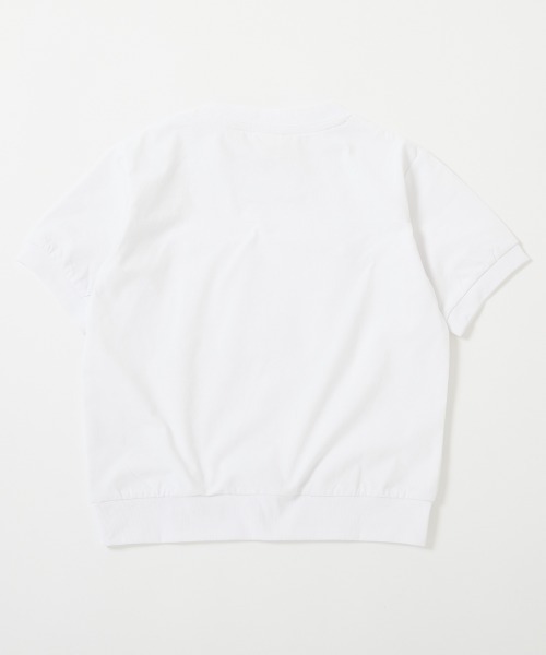 devirock(デビロック)の「防汚 ゼッケンがホックで付けられる体操服 半袖Tシャツ(ポロシャツ・キッズ・ホワイト・140cm/130cm/120cm/110cm/170cm/160cm/150cm)」の18枚目の写真