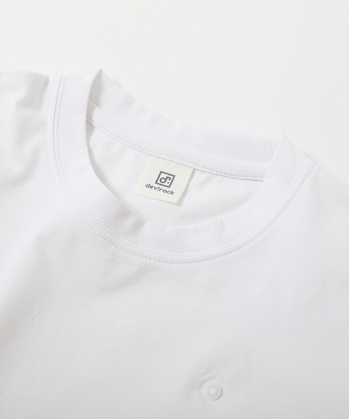 devirock(デビロック)の「防汚 ゼッケンがホックで付けられる体操服 半袖Tシャツ(ポロシャツ・キッズ・ホワイト・140cm/130cm/120cm/110cm/170cm/160cm/150cm)」の9枚目の写真