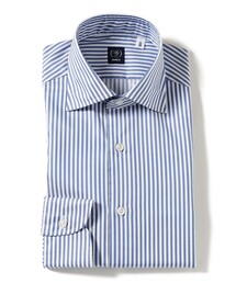 BEAMS F | ロンドンストライプ ワイドカラーシャツ(シャツ/ブラウス)