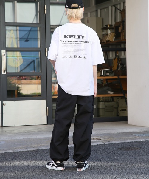 KELTY（ケルティ）の「【KELTY】別注 限定展開 Back Print vintage archive classical LOGO crewneck S/S Tee TYPE-1 ヴィンテージクラシカルロゴ半袖Tシャツ（Tシャツ/カットソー・レディース・ブラック/ホワイト/オレンジ/オリーブ・XS/L/M/S）」の8枚目の写真