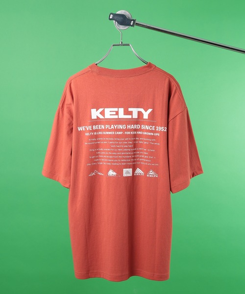 KELTY（ケルティ）の「【KELTY】別注 限定展開 Back Print vintage archive classical LOGO crewneck S/S Tee TYPE-1 ヴィンテージクラシカルロゴ半袖Tシャツ（Tシャツ/カットソー・レディース・ブラック/ホワイト/オレンジ/オリーブ・XS/L/M/S）」の18枚目の写真