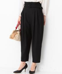 Another Edition | タックベルトワイドパンツ/AEBC　TUCK BELT WIDE PT◆(その他パンツ)