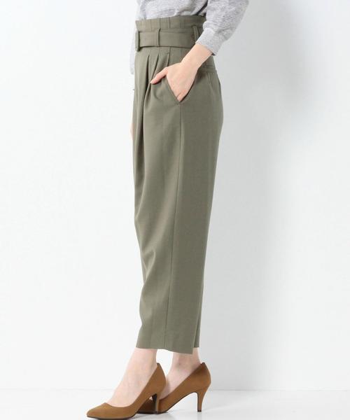Another Edition（アナザーエディション）の「タックベルトワイドパンツ/AEBC　TUCK BELT WIDE PT◆（その他パンツ・レディース・ブラック/オリーブ・SMALL/MEDIUM）」の13枚目の写真