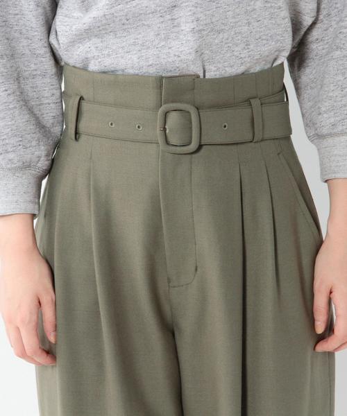 Another Edition（アナザーエディション）の「タックベルトワイドパンツ/AEBC　TUCK BELT WIDE PT◆（その他パンツ・レディース・ブラック/オリーブ・SMALL/MEDIUM）」の15枚目の写真