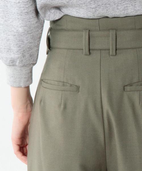 Another Edition（アナザーエディション）の「タックベルトワイドパンツ/AEBC　TUCK BELT WIDE PT◆（その他パンツ・レディース・ブラック/オリーブ・SMALL/MEDIUM）」の17枚目の写真
