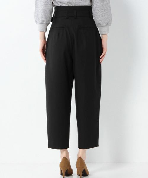 Another Edition（アナザーエディション）の「タックベルトワイドパンツ/AEBC　TUCK BELT WIDE PT◆（その他パンツ・レディース・ブラック/オリーブ・SMALL/MEDIUM）」の8枚目の写真