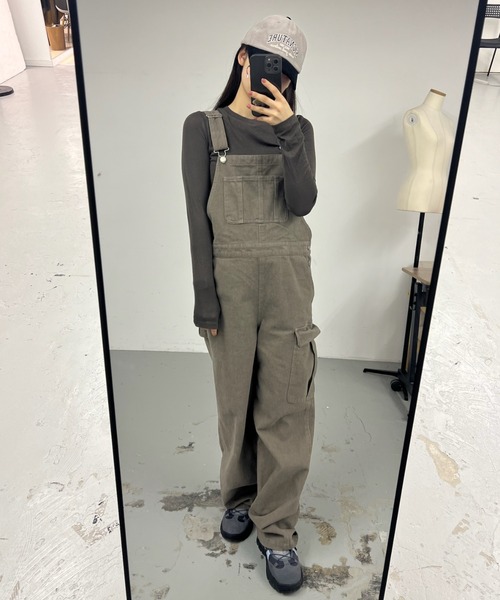 GIUNON（ジウノン）の「stretch sheer tops / ストレッチシアートップス（Tシャツ/カットソー・レディース・カーキ/ブルー/アイボリー・FREE）」の16枚目の写真