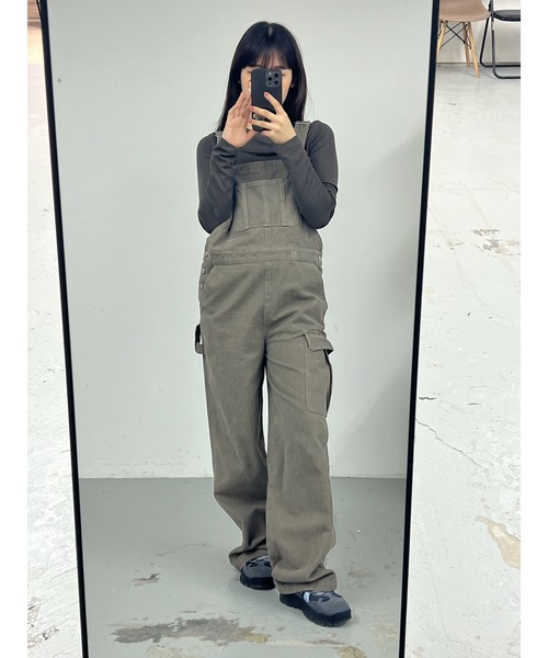 GIUNON（ジウノン）の「stretch sheer tops / ストレッチシアートップス（Tシャツ/カットソー・レディース・カーキ/ブルー/アイボリー・FREE）」の5枚目の写真