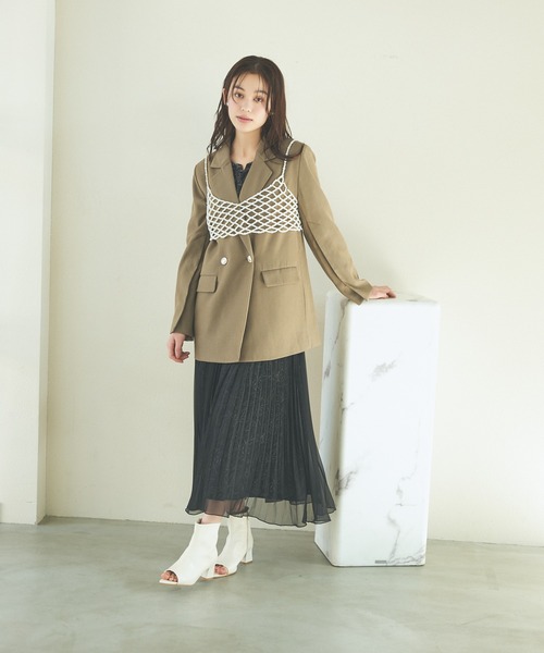 mysty woman（ミスティウーマン）の「［追加2］パールビスチェ　109018（ベスト・レディース・ホワイト系その他・FREE）」の2枚目の写真