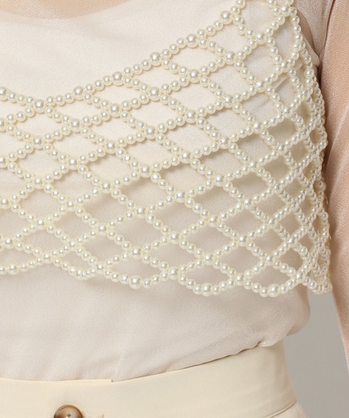 mysty woman（ミスティウーマン）の「［追加2］パールビスチェ　109018（ベスト・レディース・ホワイト系その他・FREE）」の11枚目の写真