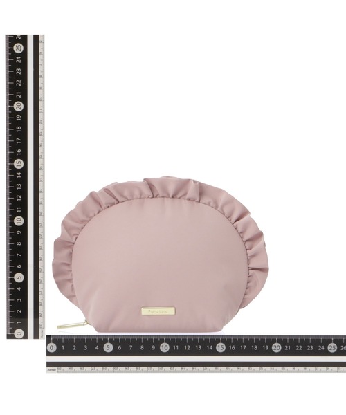 【Grin】Sun Moto フリル付きピンクポーチ Grin様専用】Sun Moto フリル付きピンクポーチ