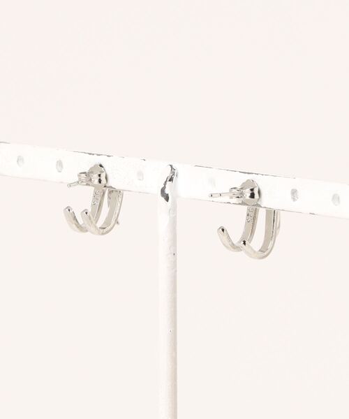 Burner（バーナー）の「【OKUOKU　0909】デザイン ピアス 両耳用 oku-pierce-671686047053-4A【GBT】（ピアス（両耳用）・メンズ・シルバー・FREE）」の2枚目の写真