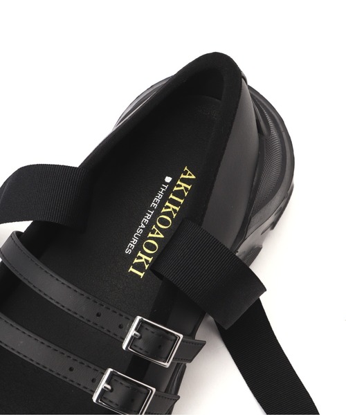 AKIKOAOKI(アキコアオキ)の「AKIKOAOKI /アキコアオキ/別注Giselle Faux-leather(ローファー・レディース・ブラック・36/37/38/39)」の7枚目の写真