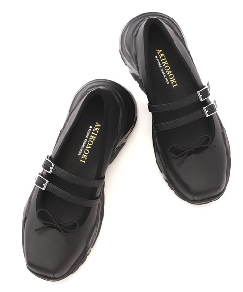 AKIKOAOKI(アキコアオキ)の「AKIKOAOKI /アキコアオキ/別注Giselle Faux-leather(ローファー・レディース・ブラック・36/37/38/39)」の10枚目の写真