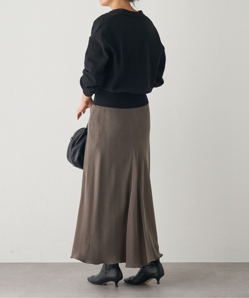 BEARDSLEY（ビアズリー）の「バックテールスカート（スカート・レディース・ベージュ/アイボリー/ブラック/カーキ・M/S/0/1）」の19枚目の写真