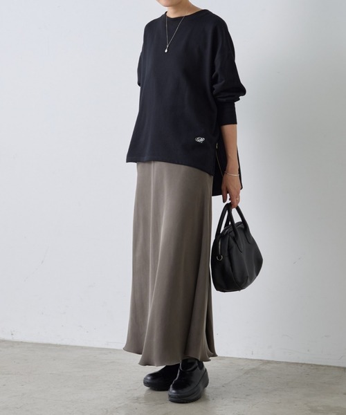 BEARDSLEY バックテールスカート　黒 BEARDSLEY スカート 「今すぐお届け」バックテールスカート