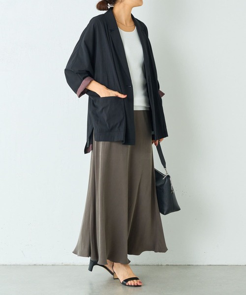 新品　ビアズリー　バックテールスカート カーキ ビアズリー BEARDSLEY バックテールスカート （khaki） - ファッション